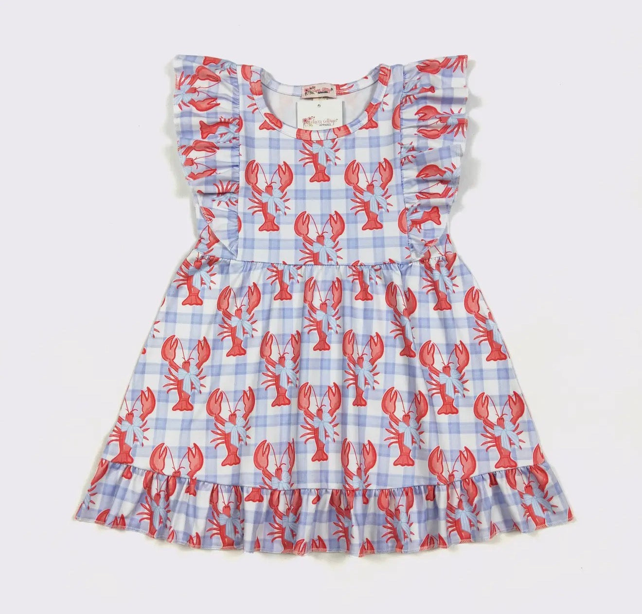 Preppy Crawfish Girls Dress