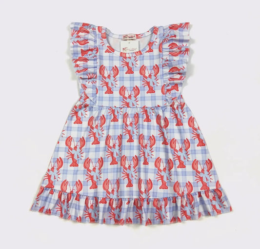 Preppy Crawfish Girls Dress