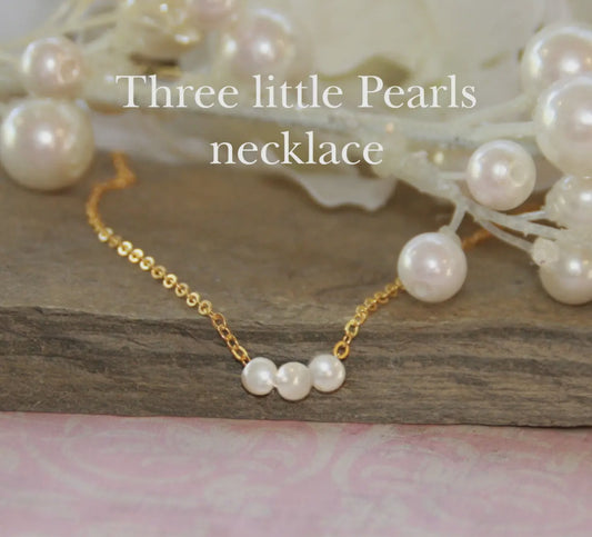 Three Little Pearls So Sweet Necklace