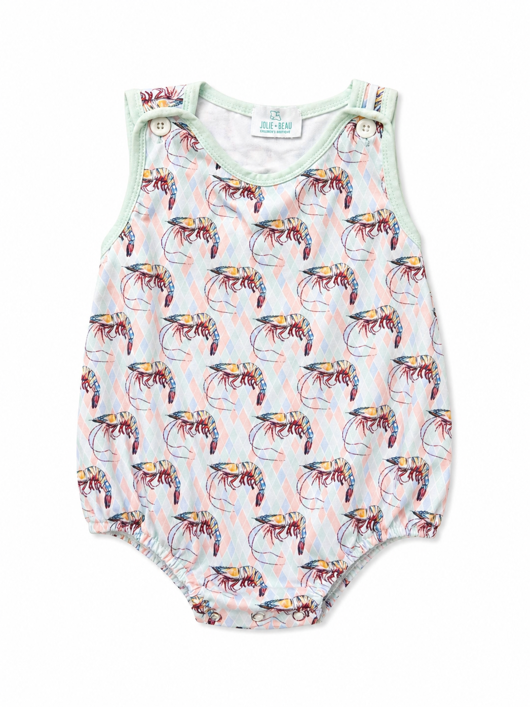 Sweet Shrimp Bubble Romper