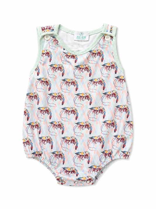 Sweet Shrimp Bubble Romper