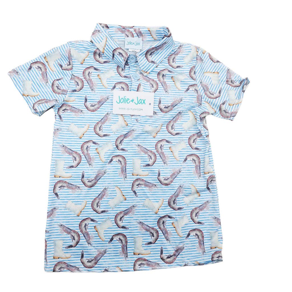 Shrimp and Boots Polo Shirt Kid's