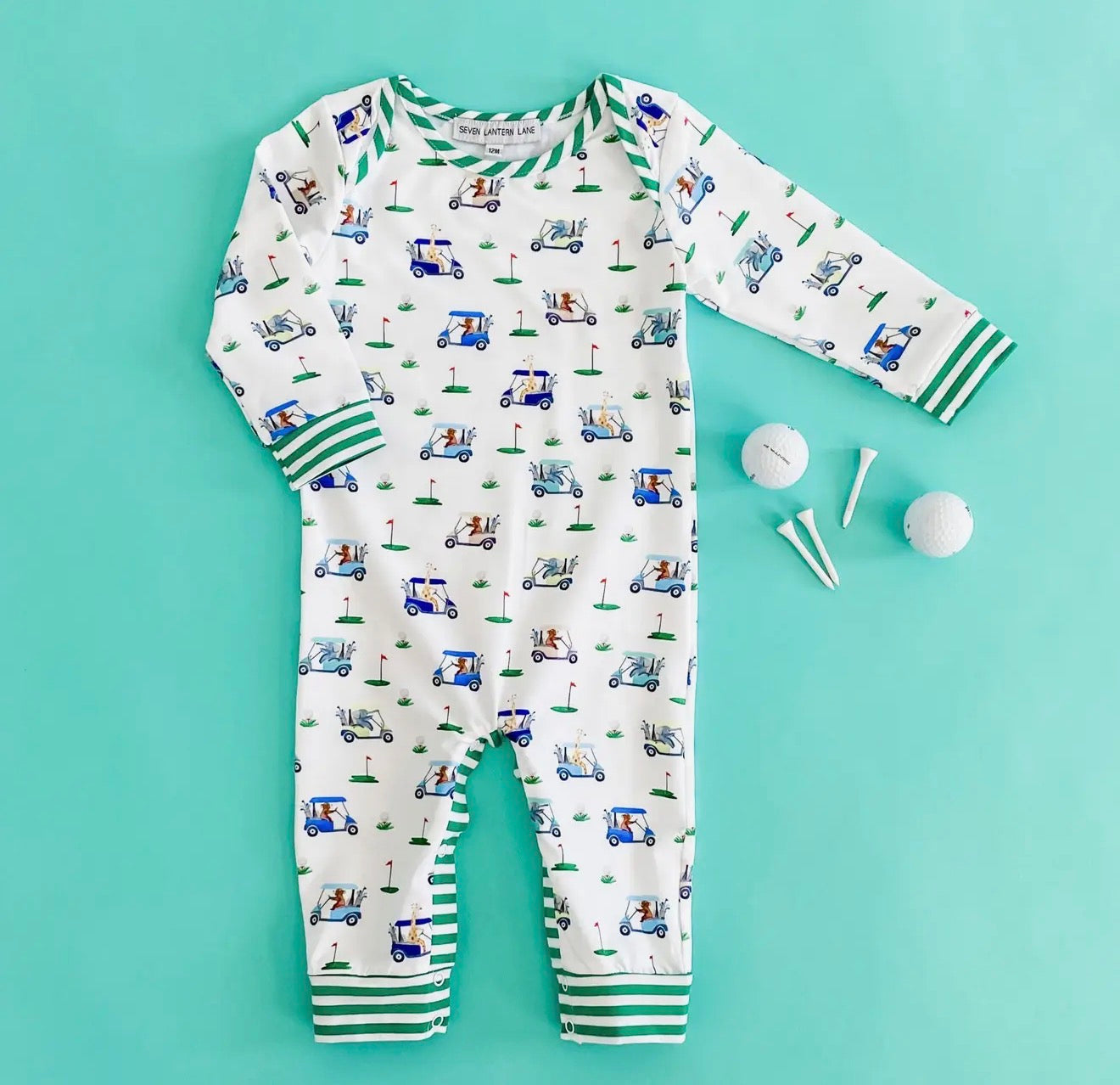 Boys Fairway Golf Romper