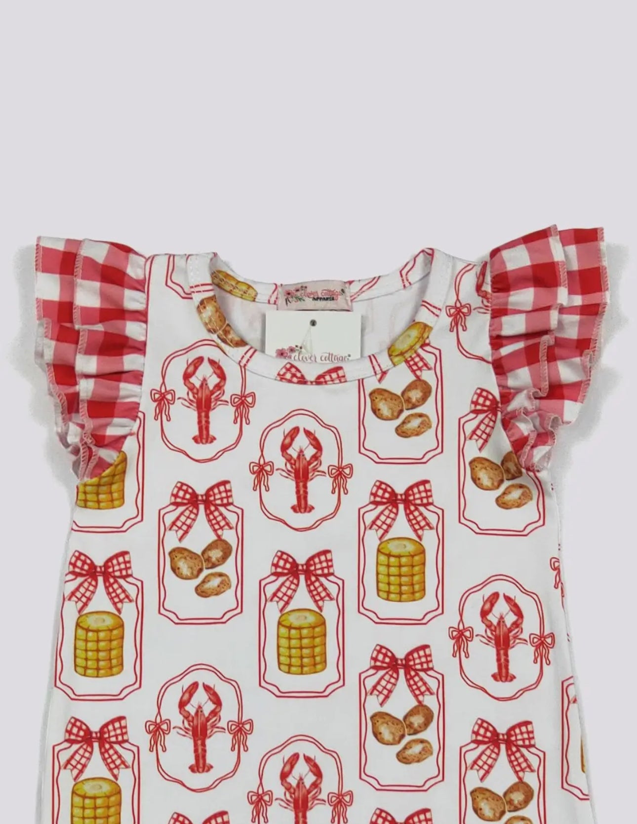 Crawfish Cutie Baby Romper