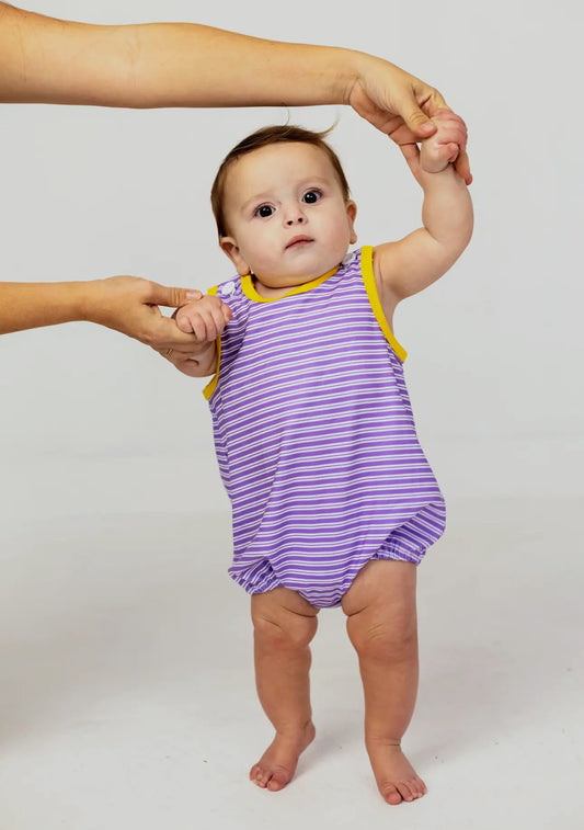 Gameday Sleeveless Bubble - Purple