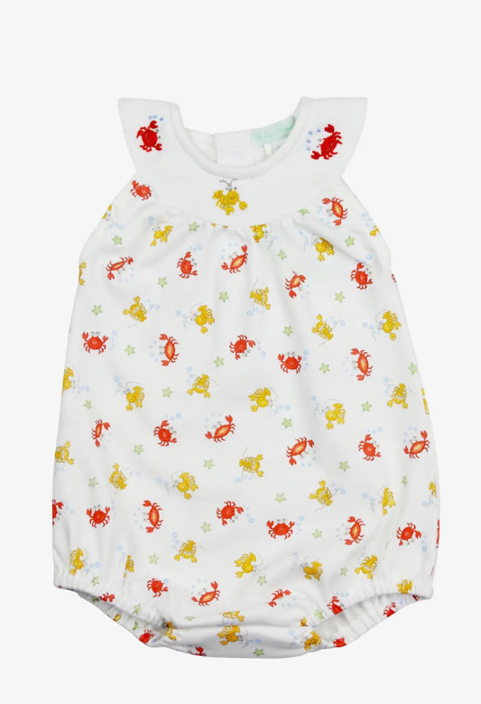 Lobster and Crabs Baby Girl Romper