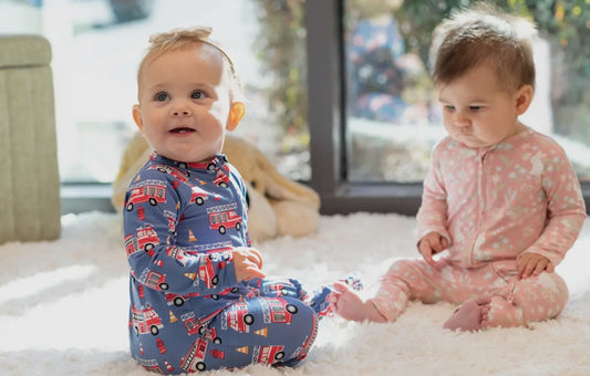 Convertible Romper - Firetruck