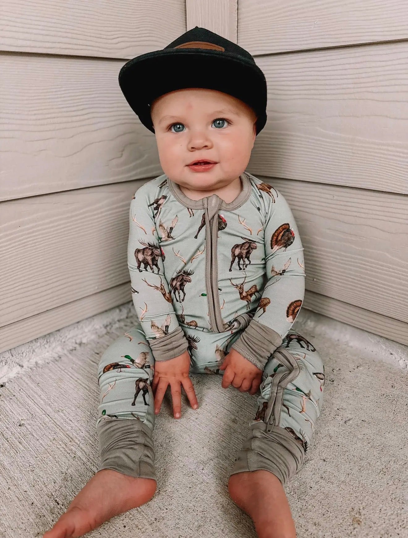 Hunting Clothes Bamboo Pajamas Kids Pj Zippy
