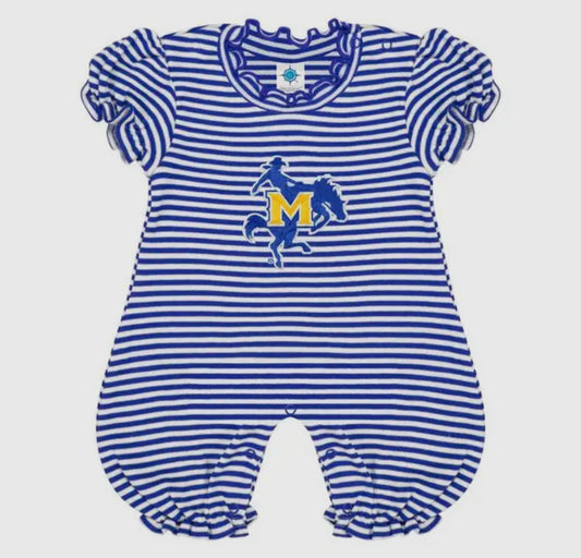 Mcneese State Cowboys Infant Puff
Sleeve Romper