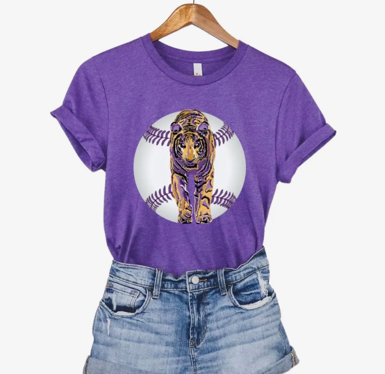 Tigers Baseball Lsu Game Day Graphic Tee