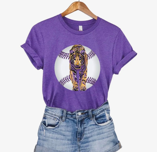 Tigers Baseball Lsu Game Day Graphic Tee