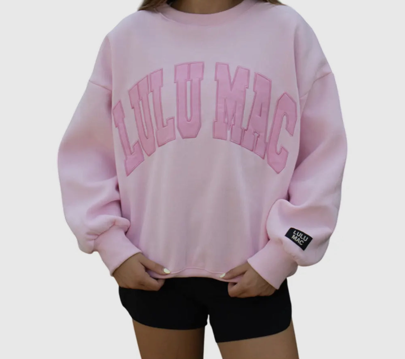 LULU MAC Sweatshirt- Pink