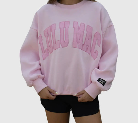 LULU MAC Sweatshirt- Pink