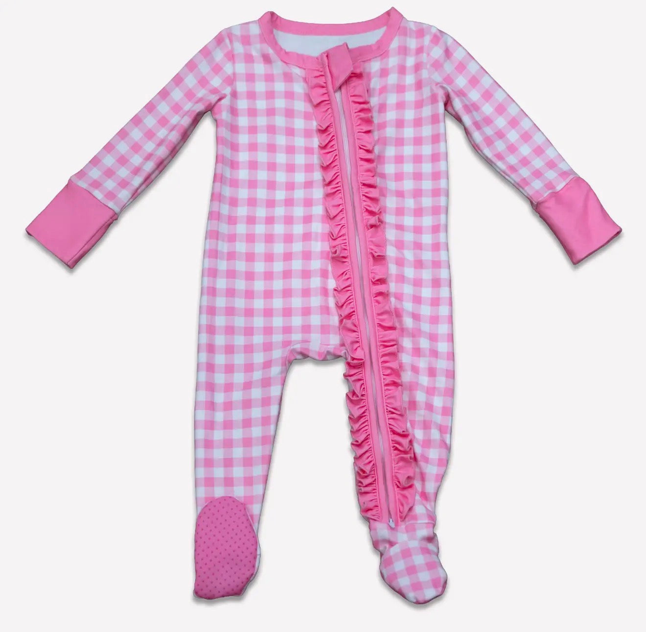 Infant & Newborn Girls Zippy - Pink Gingham