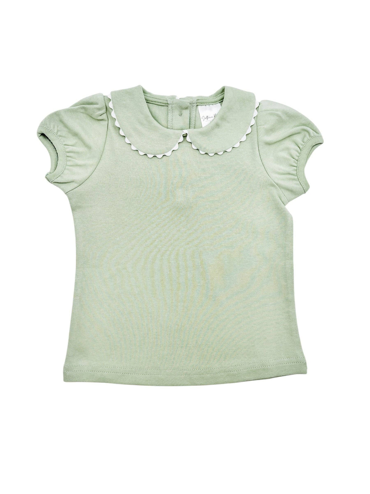 Shirt- Scalloped Collared SS