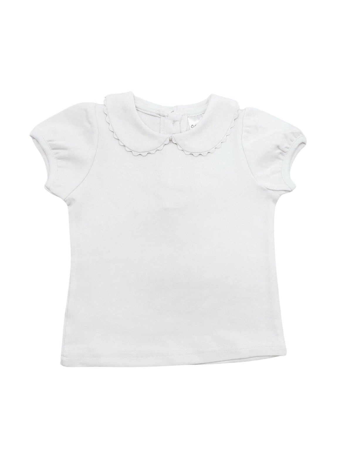 Shirt- Scalloped Collared SS