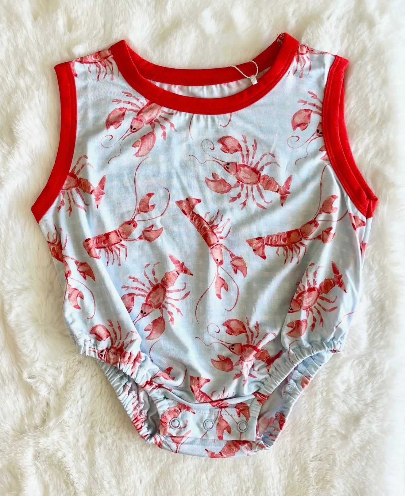Crawfish Bubble Romper