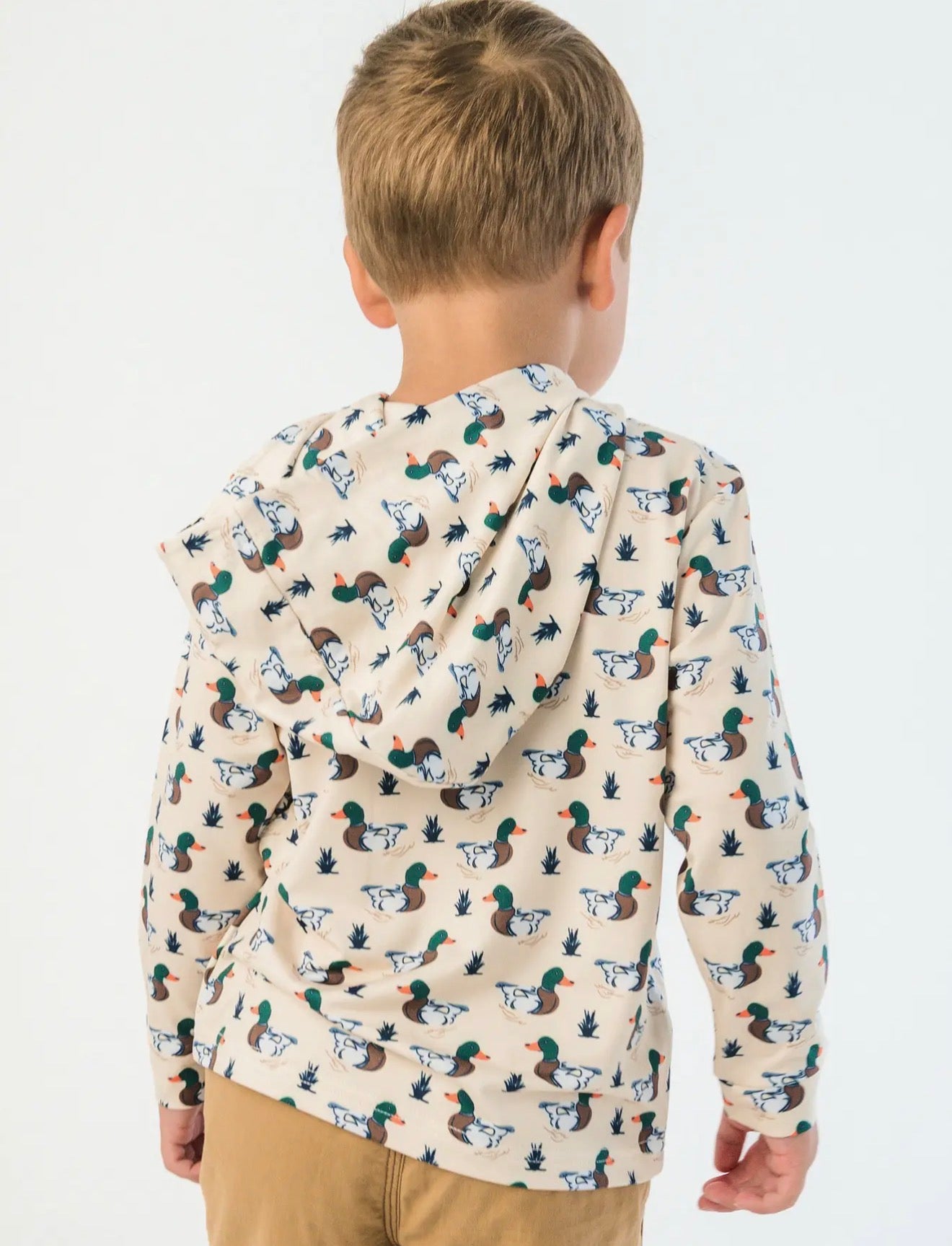 Boys Mallard Marsh Duck Performance
Hooded Shirt