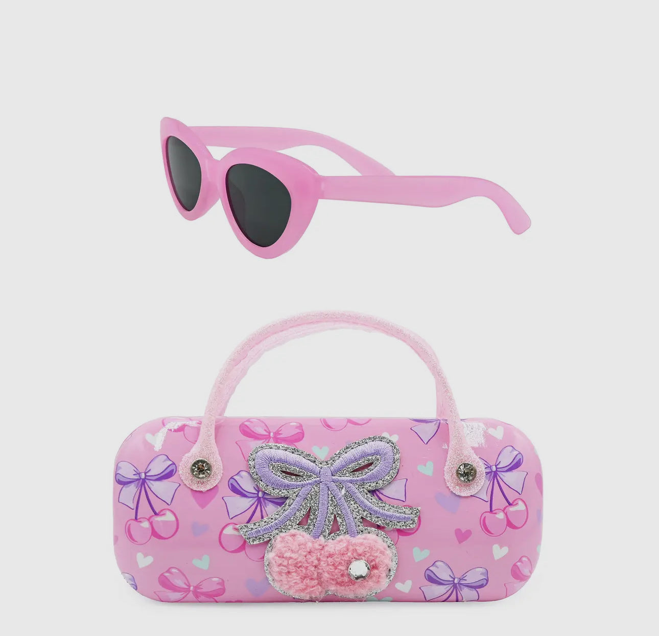 Cherry Bow Case and Sunglass