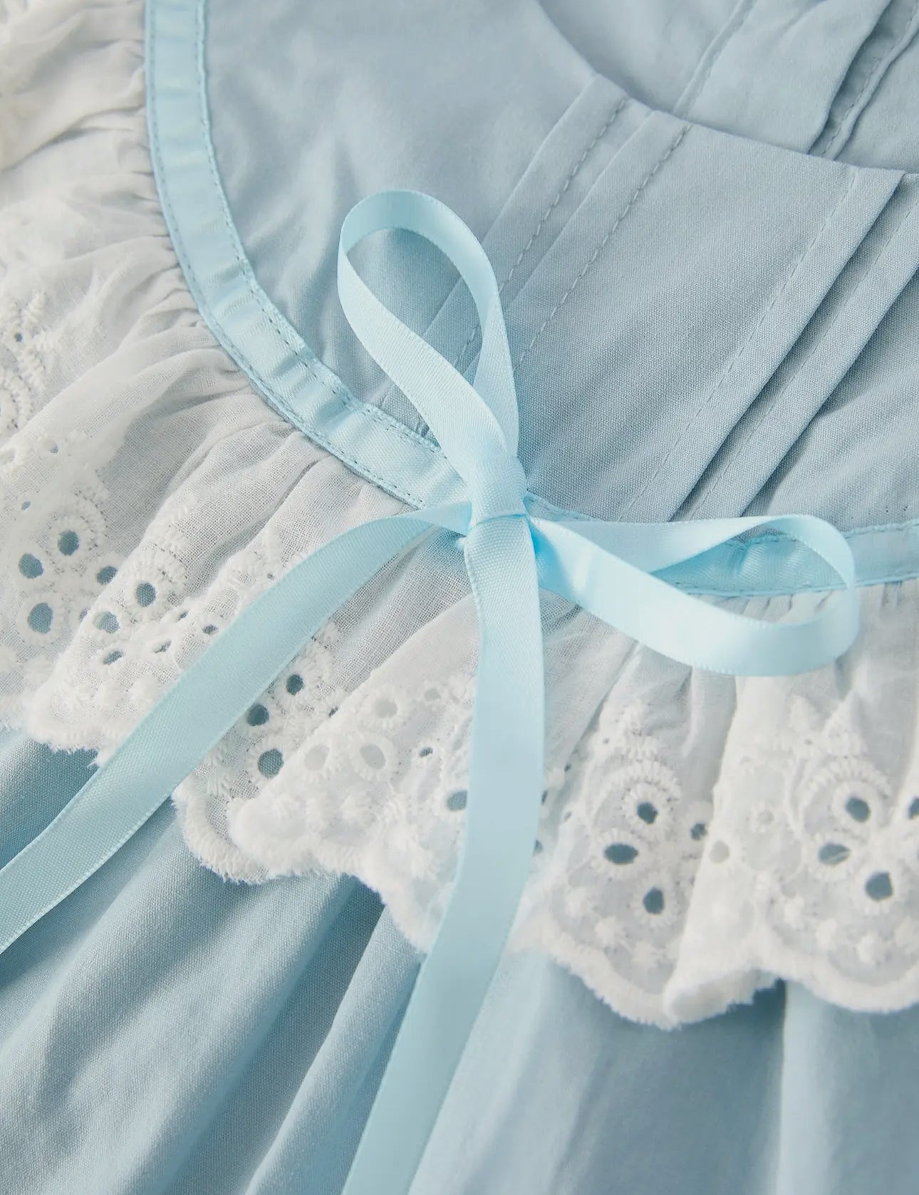 Light Blue Ruffled Bow
Girls Dress