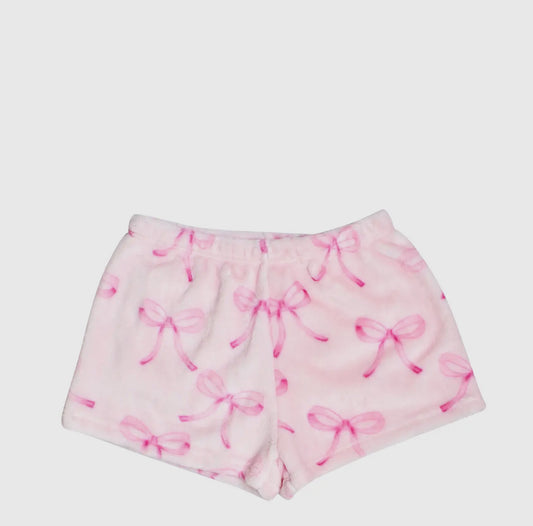 Fleece Printed Cozy Shorts