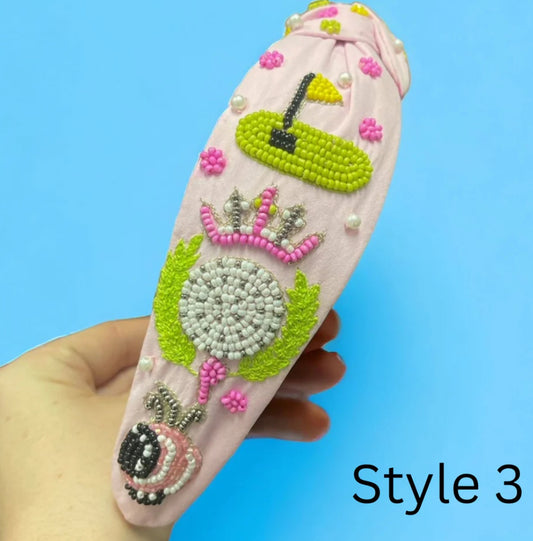 Beaded “Golf”- Headband