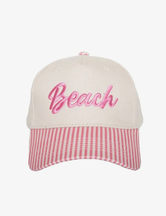 Beach Cursive Two-Toned Trucker Hat