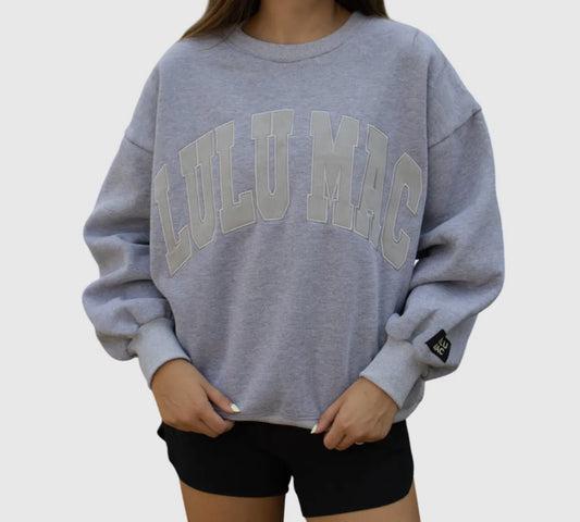 LULU MAC Sweatshirt- Grey