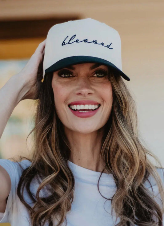 Blessed (Cursive) Two-Toned
Vintage Hat