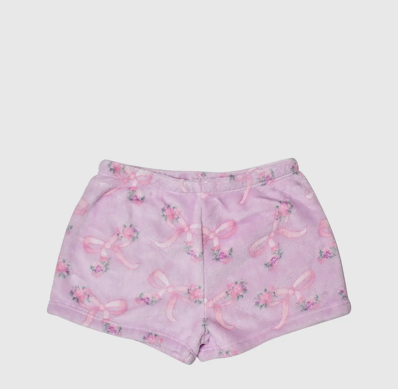 Fleece Printed Cozy Shorts