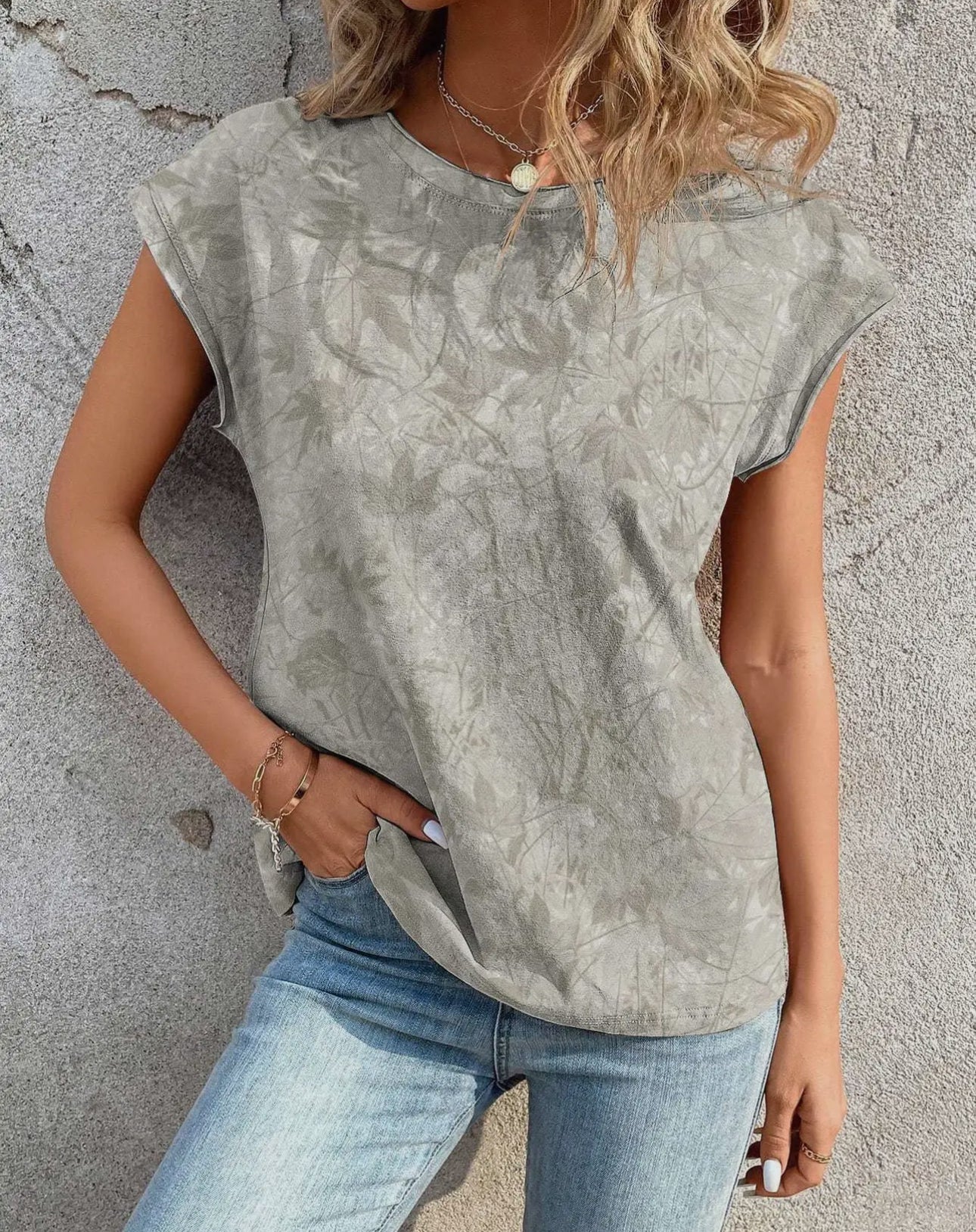 Street Camo Tree Branch Print T-Shirt