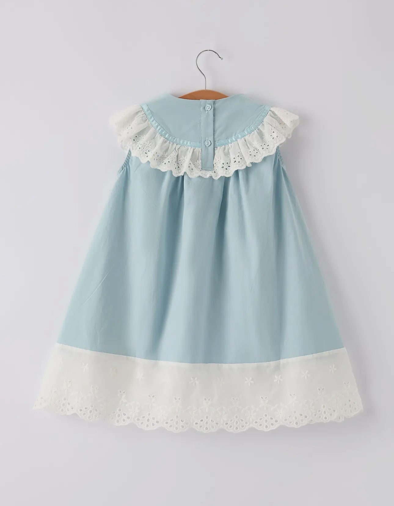 Light Blue Ruffled Bow
Girls Dress