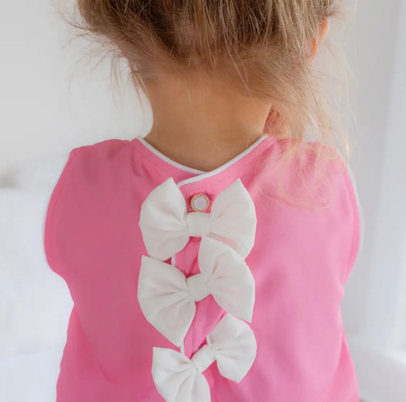Toddler Girls Swing Back Bloomer Set - Pink Gingham