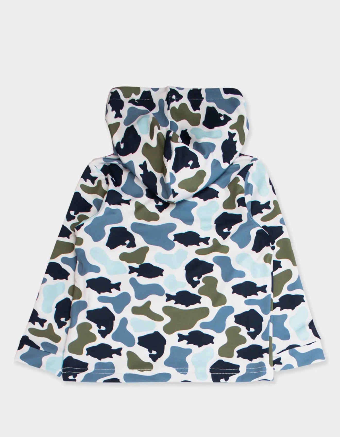 Boys Fish Camo Catch Performance
Hooded Shirt