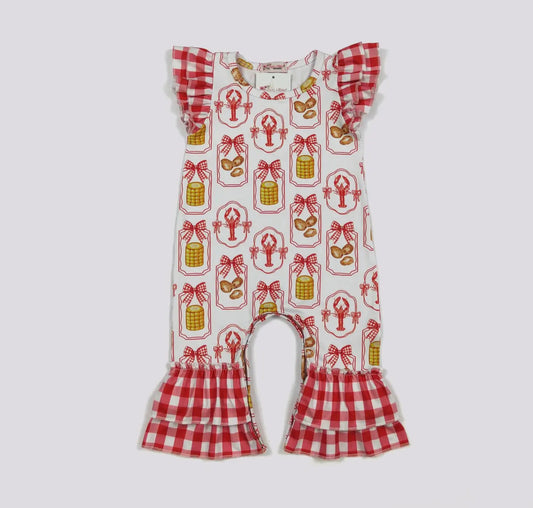 Crawfish Cutie Baby Romper