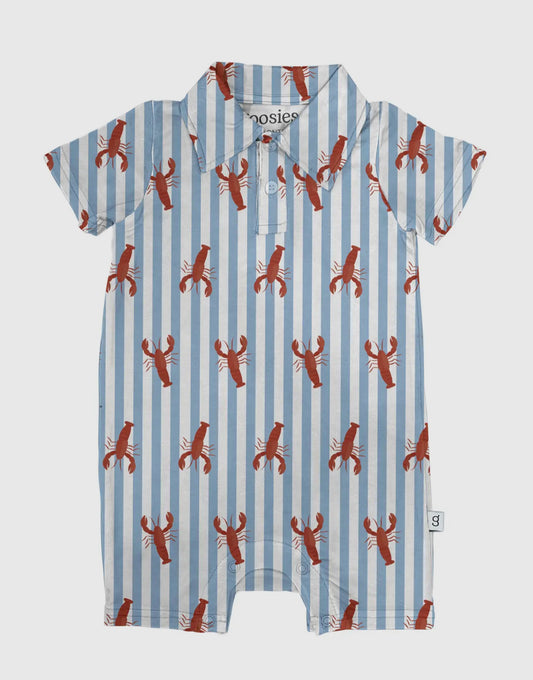 Little Pinchers Crawfish -
Polo Romper