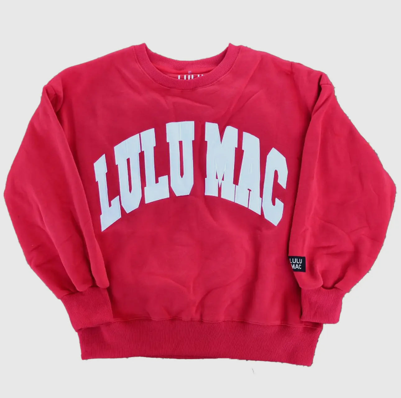 LULU MAC Sweatshirt- Red/White