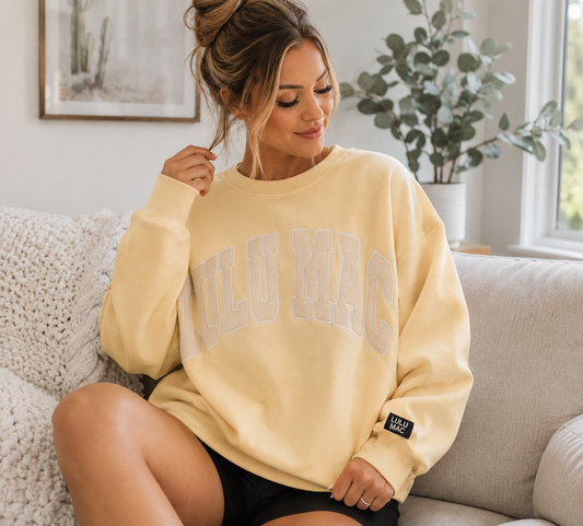 LULU MAC Sweatshirt- Butter