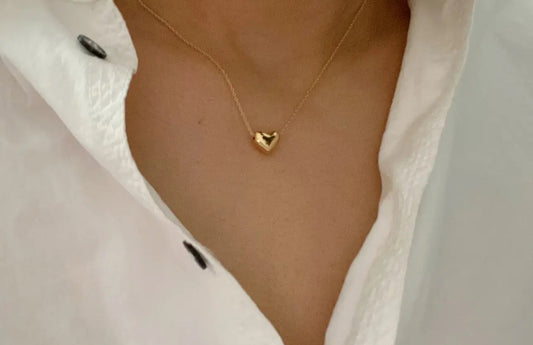 Love Bean Heart Necklace