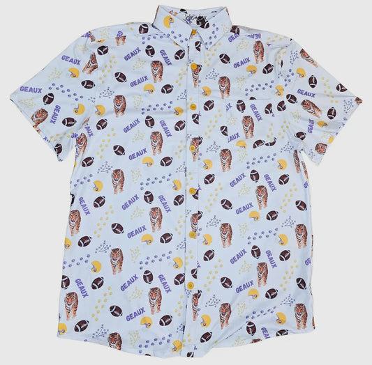 Tiger Game Day Men's Button Down *Preorder*