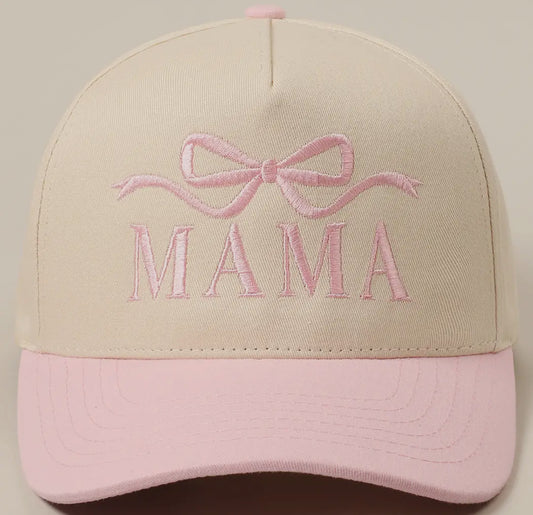 Mama Ribbon Embroidered Two-Tone
Trucker Hat
