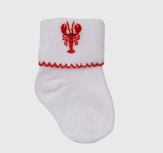 Lil' Snappers Embroidered Socks