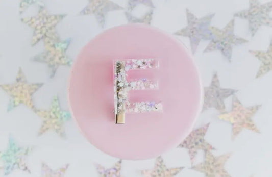 Personalized “Initial”- Hair Clips