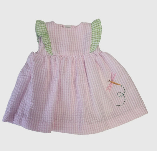 Knit Frog Doll with Pink Check
Dragonfly Dress