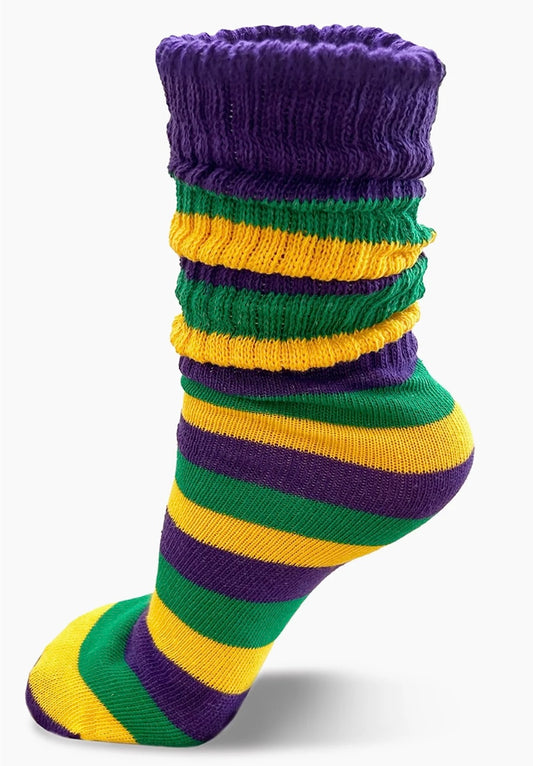 Mardi Gras Socks