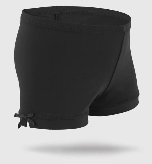 Girls Spandex Shorts- Black
