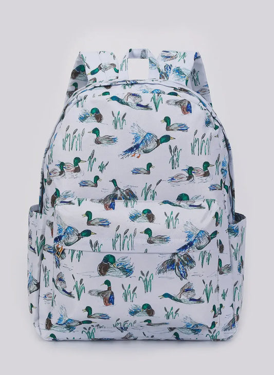 Kids Backpack with Duck Print