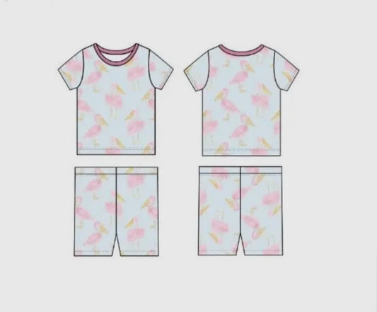 Pink Pelican Two Piece Pajama Short Set