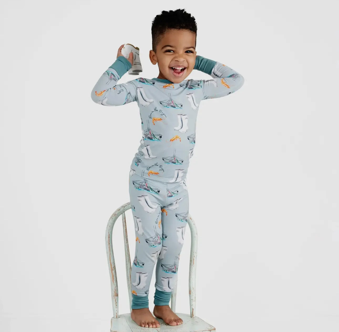 Born On the Bayou Bamboo Two-Piece
Long Set