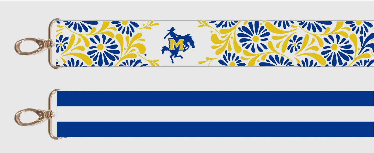Mcneese State Floral Strap